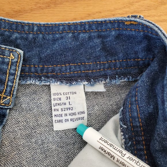 Final Price! Vintage Jordache Jeans Cutoff Booty Shorts - Picture 7 of 9